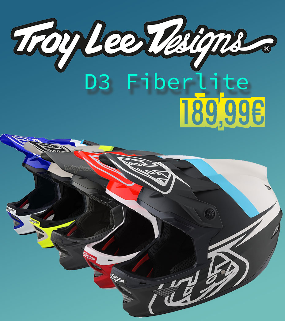 Angebot TLD D3 Fiberlite Downhill Helm