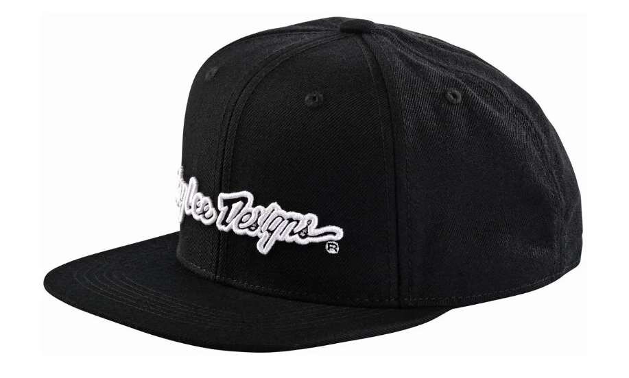 Troy Lee Designs Signature Snapback Black/White