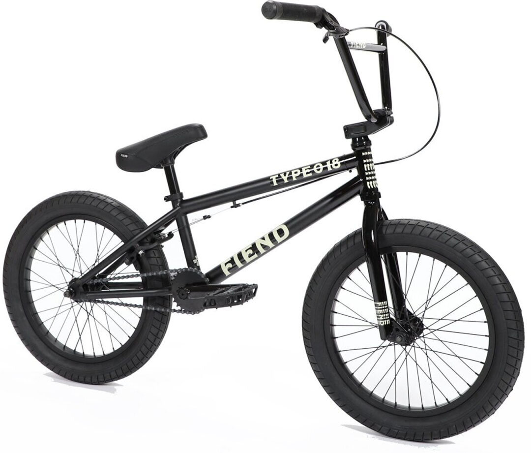 Fiend Type O 18" Kids BMX Schwarz