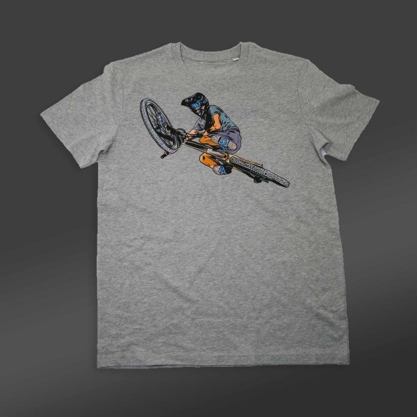 eatDirt-Biker T-Shirt grey M