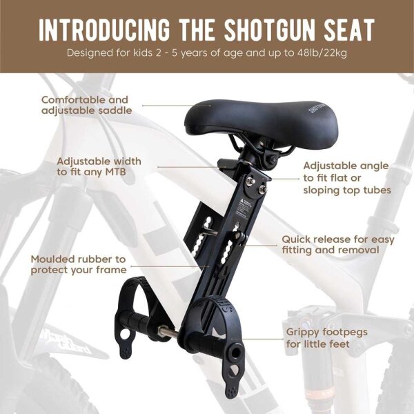 Shotgun MTB Fahrrad-Kindersitz