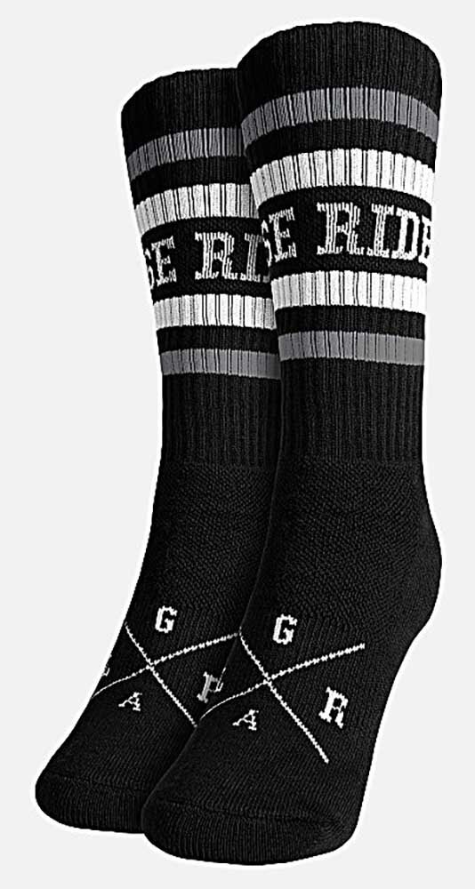 Loose Riders Socken STRIPES Grey/Black