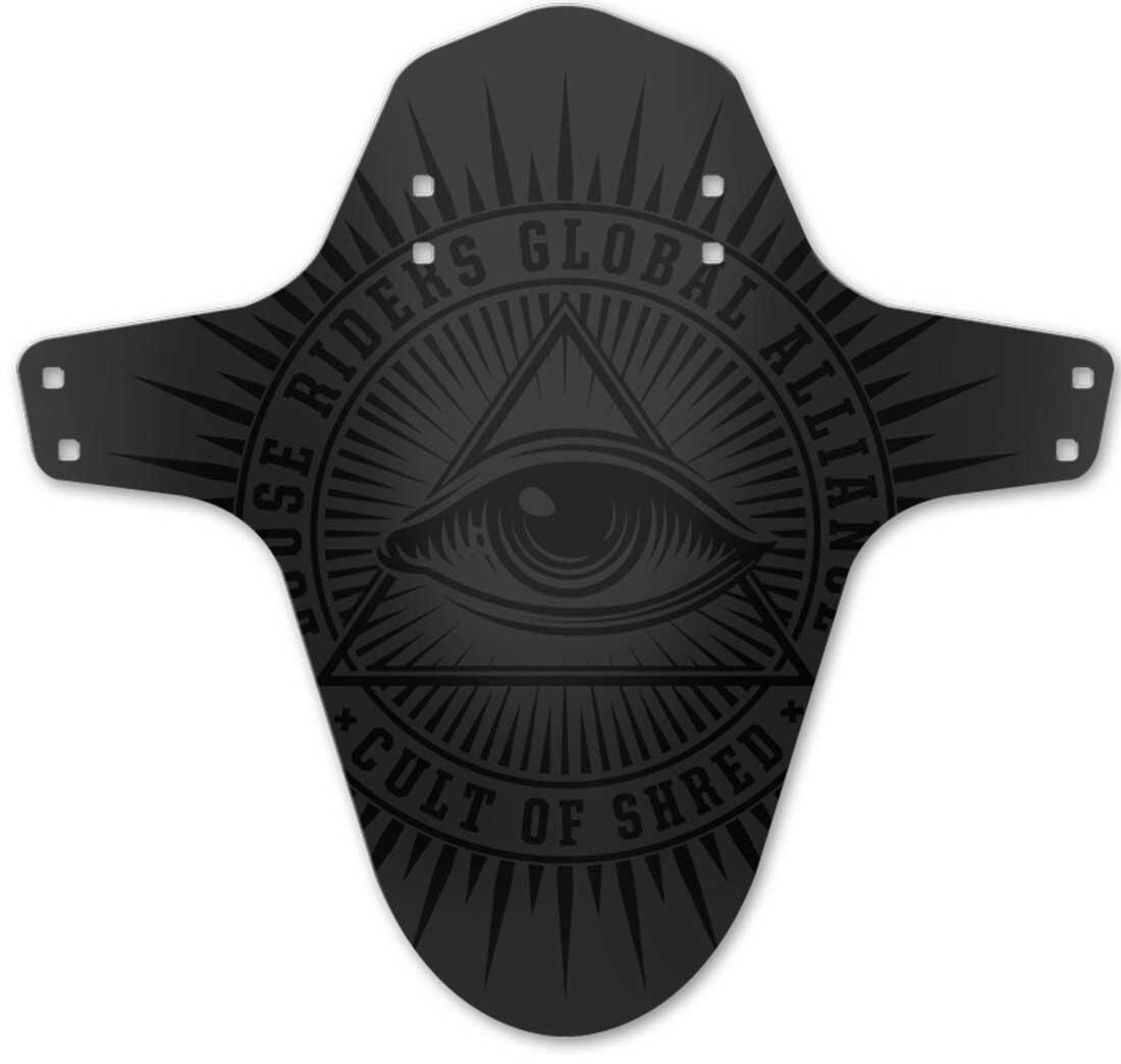 Loose Riders Mudguard Cult of Shred Black