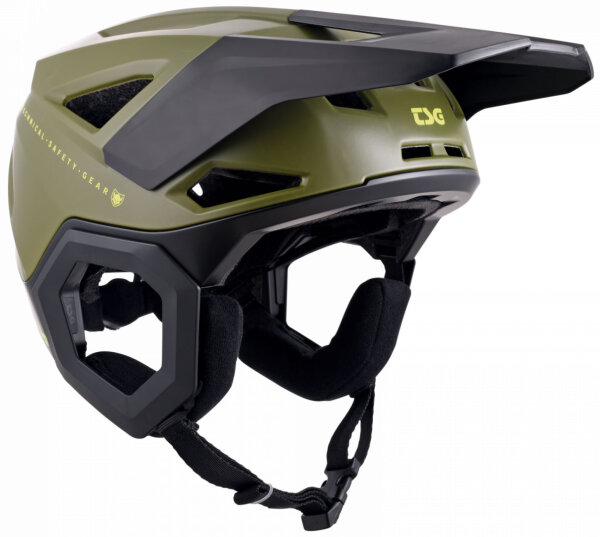 TSG Prevention Solid Color MTB-Helm satin olive