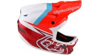Troy Lee Designs D3 Fiberlite DH-MTB-Helm Slant Red