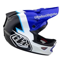 Troy Lee Designs D3 Fiberlite DH-MTB-Helm Volt Blue