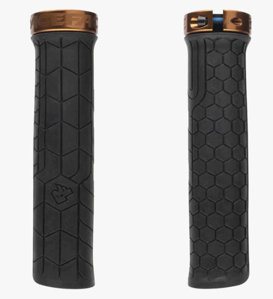 Raceface Getta Grip MTB-Lock-on-Griffe 33mm Kashima gold / Schwarz