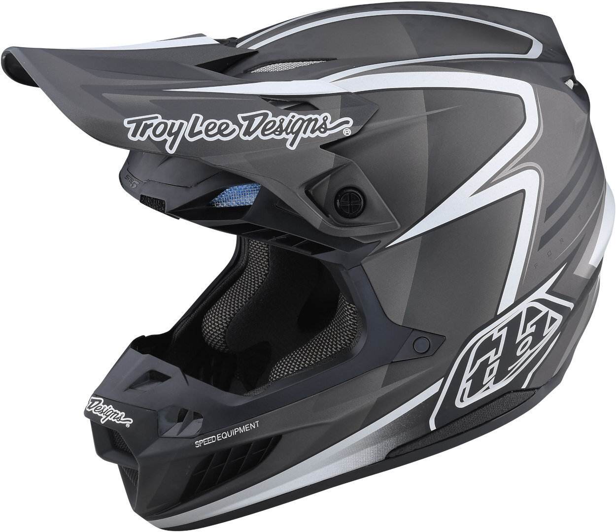 Troy Lee Designs SE5 ECE Carbon MIPS MX-Helm Lines Black