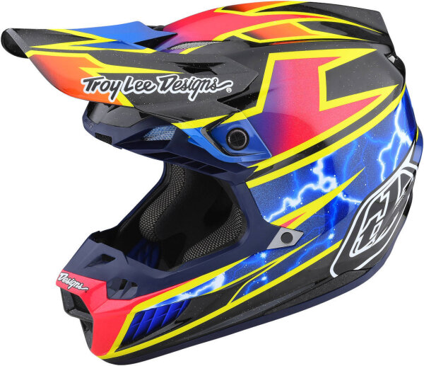 Troy Lee Designs SE5 ECE Carbon MIPS MX-Helm  Lightning...