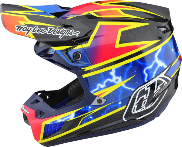 Troy Lee Designs SE5 ECE Carbon MIPS MX-Helm  Lightning...
