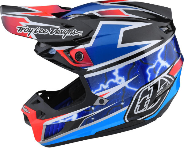 Troy Lee Designs SE5 ECE Composite MIPS MX-Helm Lightning Blue