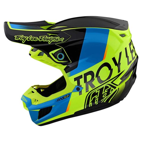 Troy Lee Designs SE5 ECE Composite MIPS MX-Helm Qualifier Yellow