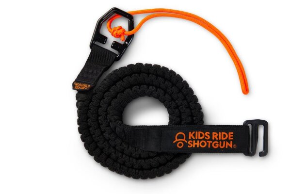 Kids Ride Shotgun Abschleppseil Quick Fit schwarz