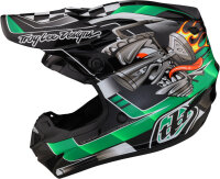 Troy Lee Designs SE4 Polyacryl MX-Helm Carb/Green