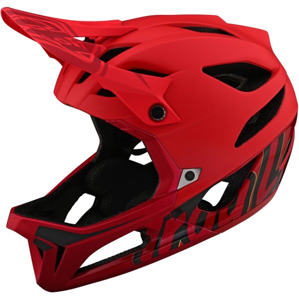 Troy Lee Designs Stage MIPS Signature red Enduro-Helm