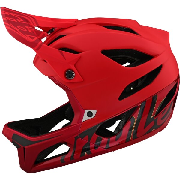 Troy Lee Designs Stage MIPS Signature red Enduro-Helm