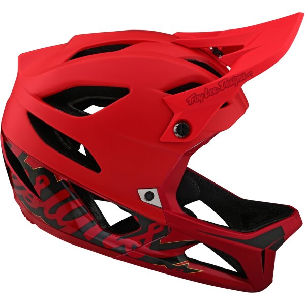 Troy Lee Designs Stage MIPS Signature red Enduro-Helm