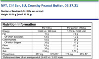 Clif Protein Riegel Crunchy Peanut Butter