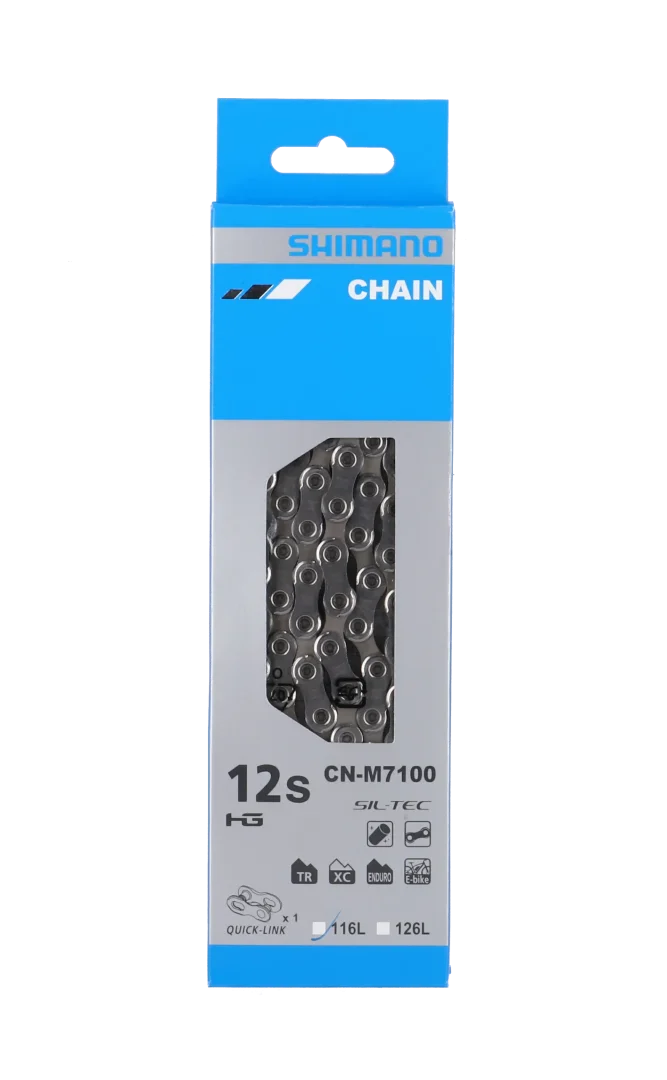 Shimano Schaltungskette M 7100 12-fach silber 116 Glieder