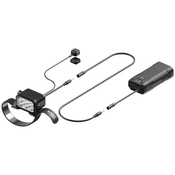 Bundle Knog Blinder X Action 2300 Frontscheinwerfer mit Powerbank