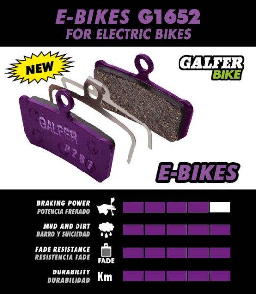 Galfer E-Bike Bremsbeläge SRAM Maven