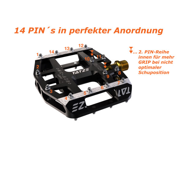 Tatze Mc-Air Titan Plattform-Pedal