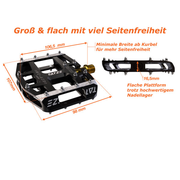 Tatze Mc-Air Titan Plattform-Pedal