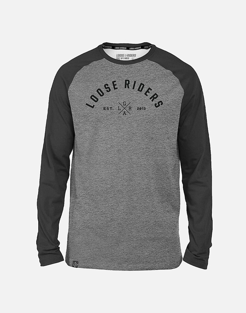 Loose Riders Biker Jersey Heather Grey