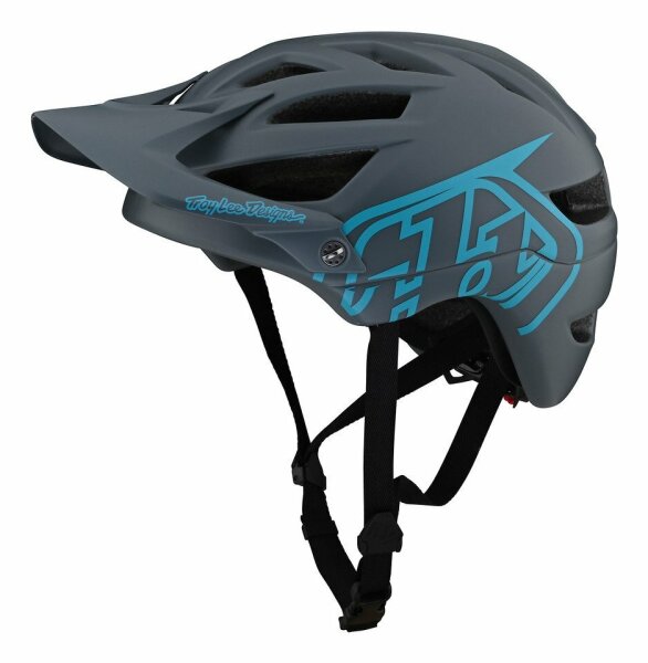 Troy Lee Designs A1 Drone Grau/Blau MTB-Helm