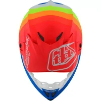 Troy Lee Designs SE4 Mirage Polyacryl MIPS MX-Helm blue/red