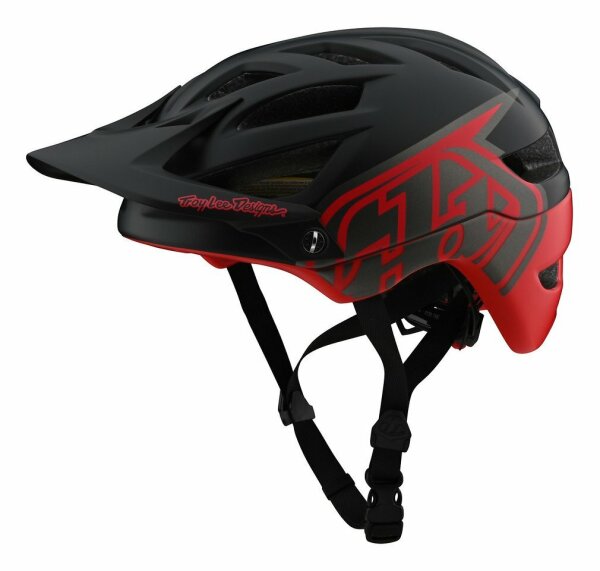 Troy Lee Designs A1 MIPS Classic Schwarz/Rot MTB-Helm