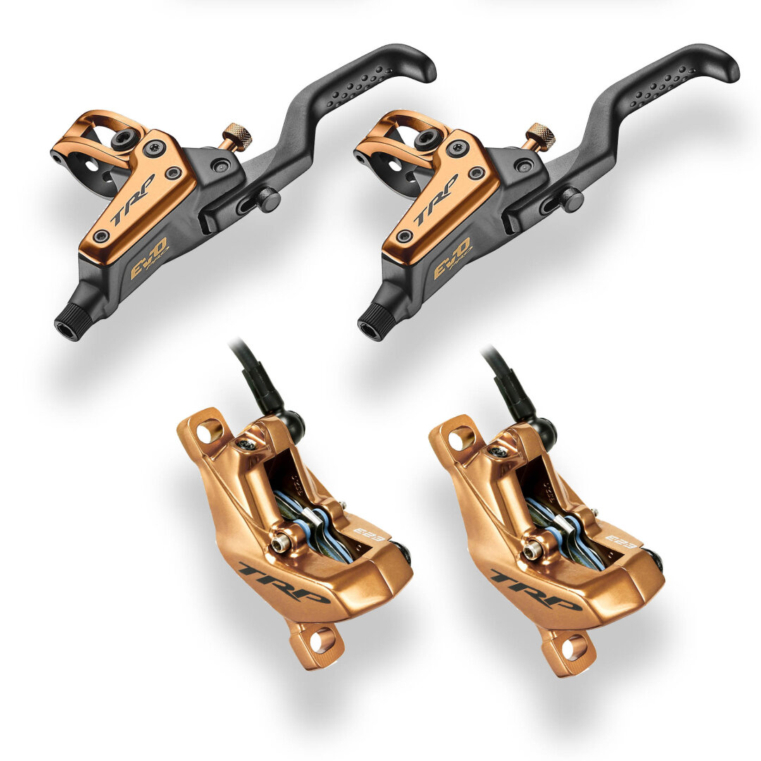 Set TRP DH-R EVO Pro HD-M9040 MTB Scheibenbremse gold