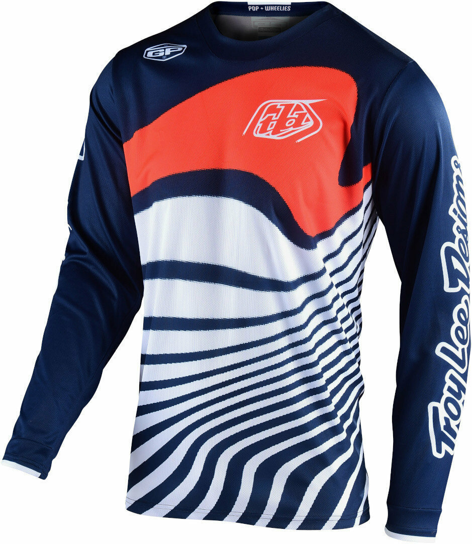 Troy Lee GP Jersey Drift Navy Orange Kinder MTB-Trikot