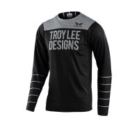 Troy Lee Designs Skyline SS Kinder MTB-Jersey Pinstripe Block black gray Y-XL