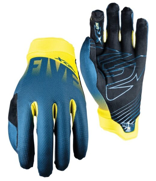 Five Gloves XR - LITE Bold Handschuh blau-gelb