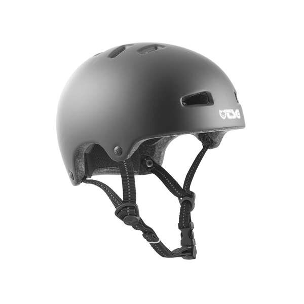 TSG Nipper Mini Solid satin black Kinder Helm