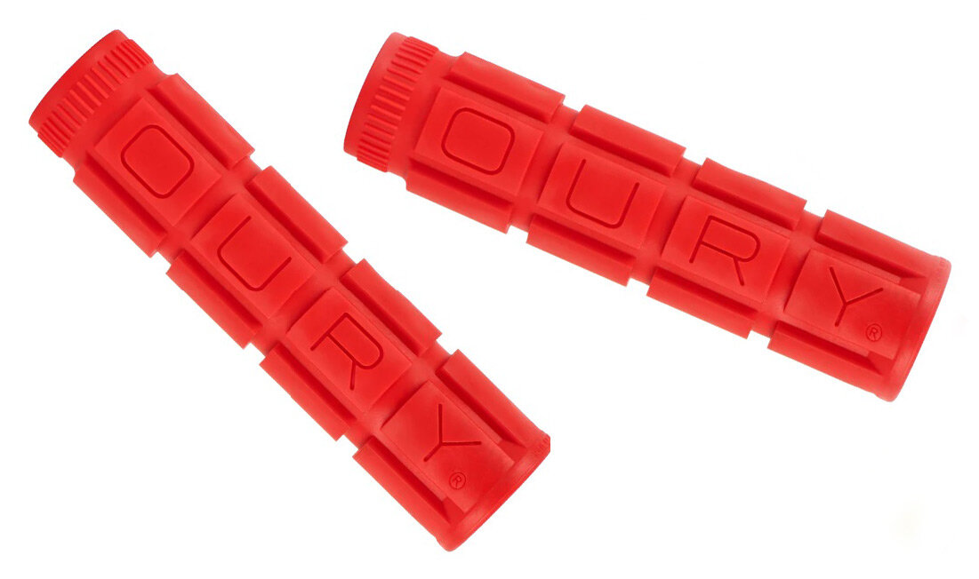 Oury V2 Single Compound MTB-Griff 135/33.0mm candy red