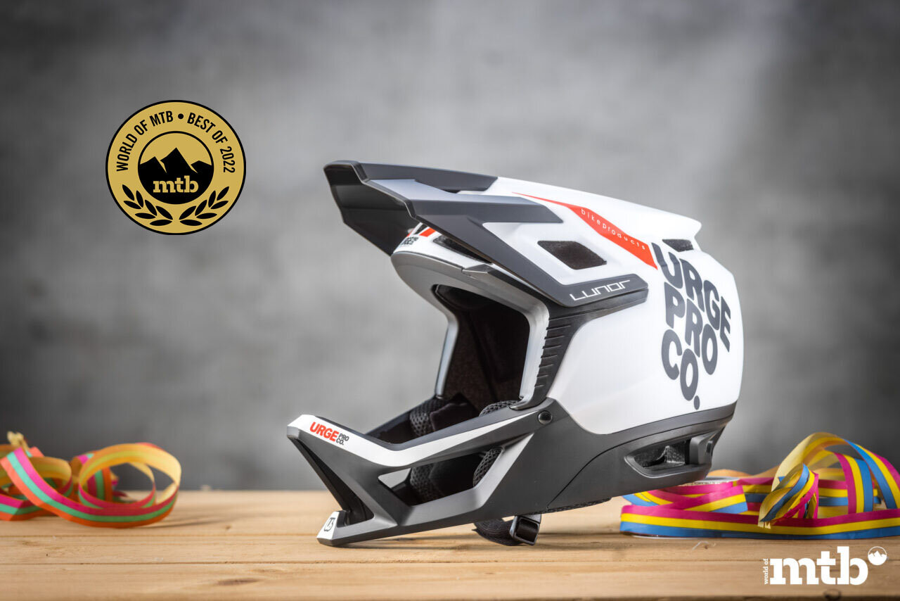 URGE Lunar Enduro Helm weiß