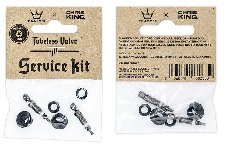 Peatys x Chris King (MK2) Tubeless Valve Service Kit