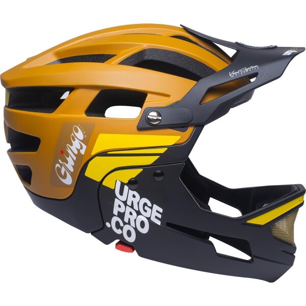 URGE Gringo de la Pampa Enduro MTB-Helm braun/schwarz