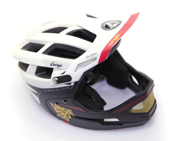 URGE Gringo de la Sierra Enduro MTB-Helm weiss/schwarz