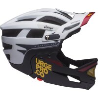 URGE Gringo de la Pampa Enduro MTB-Helm weiss/schwarz
