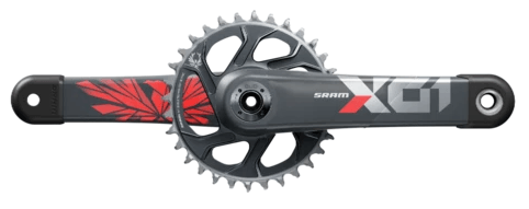 SRAM X01 Eagle Kurbel DUB Boost lunar 1x12