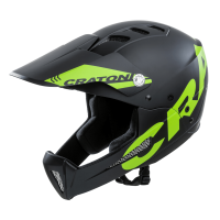 Cratoni Shakedown Fullface-MTB-Helm schwarz/grün