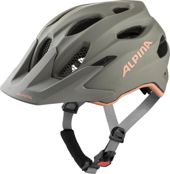 Alpina Carapax JR mono grey Kinder-Helm