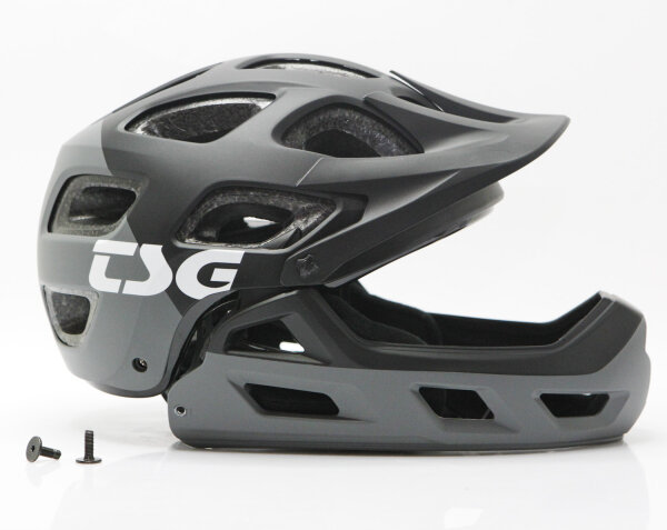 TSG Seek FR Graphic Design Fullface-MTB-Helm schwarz