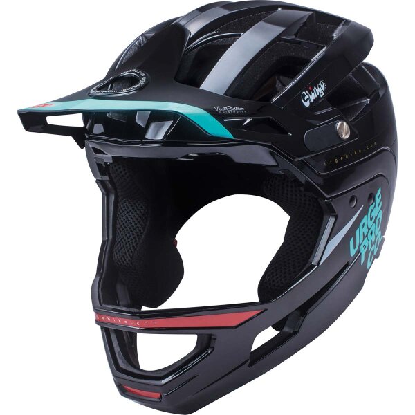 URGE Gringo de la Pampa Enduro MTB-Helm schwarz L/XL