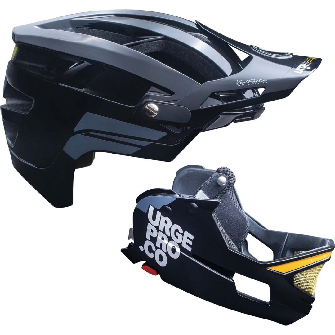 URGE Gringo de la Sierra Enduro MTB-Helm schwarz S/M