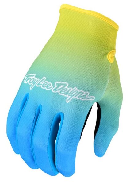 Troy Lee Designs Flowline MTB-Handschuh Faze blau/gelb