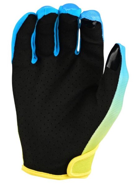 Troy Lee Designs Flowline MTB-Handschuh Faze blau/gelb L